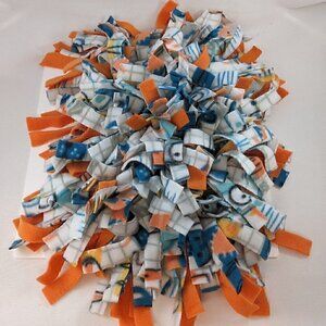 NEW Dog/Cat Snuffle Mat - Orange/Blue #5